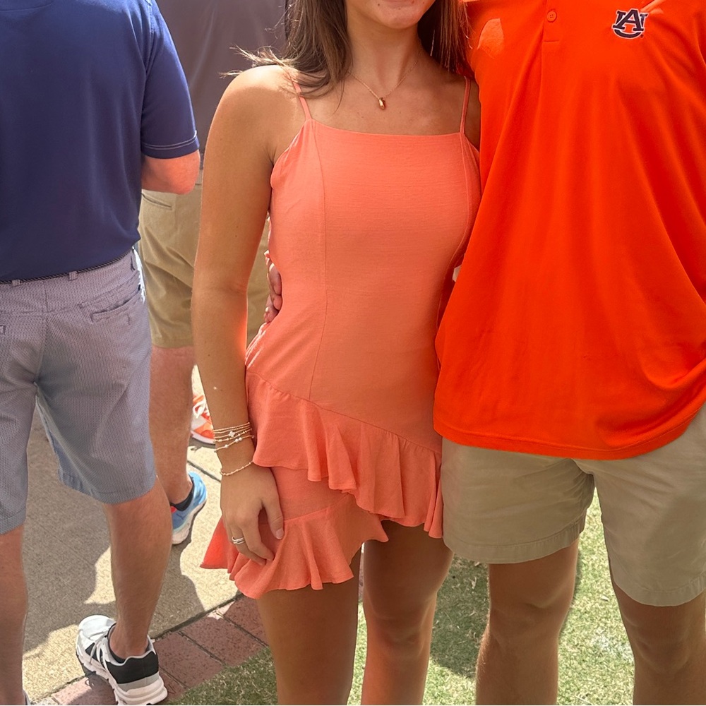 Orange Mini Dress